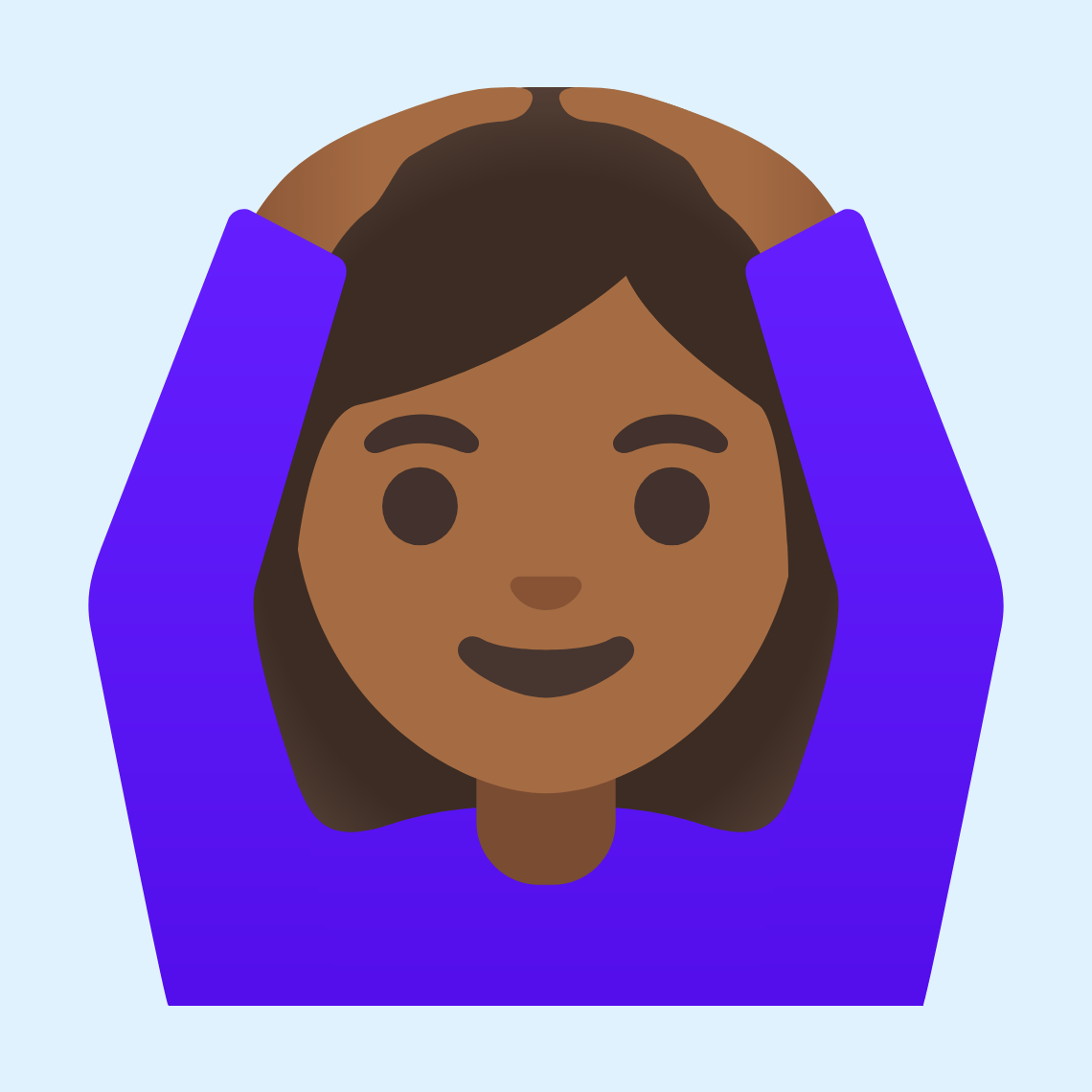 ππΎββοΈ Woman gesturing OK: medium-dark skin tone