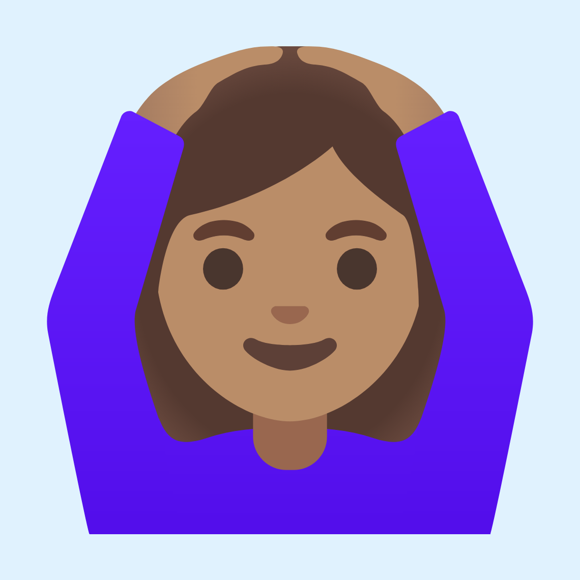 ππ½ββοΈ Woman gesturing OK: medium skin tone