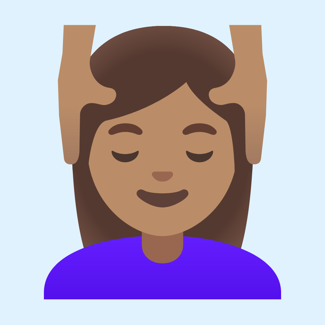 ππ½ββοΈ Woman getting massage: medium skin tone