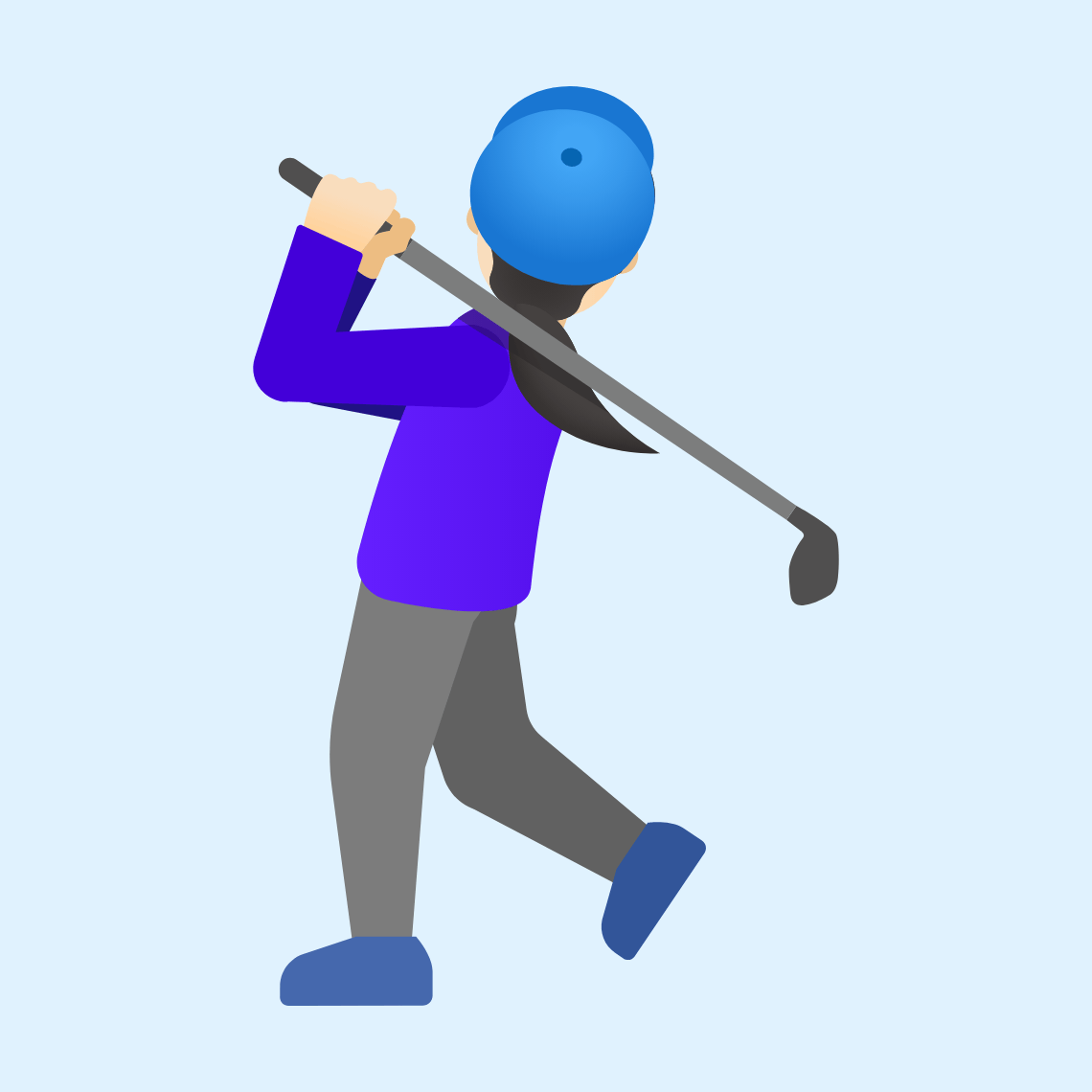 ππ»ββοΈ Woman golfing: light skin tone