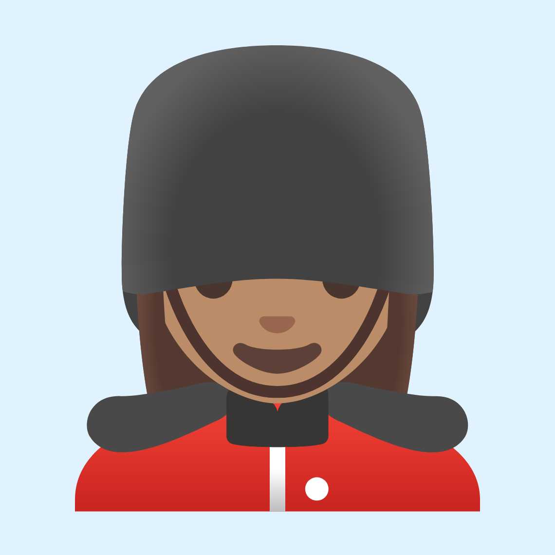 ππ½ββοΈ Woman guard: medium skin tone
