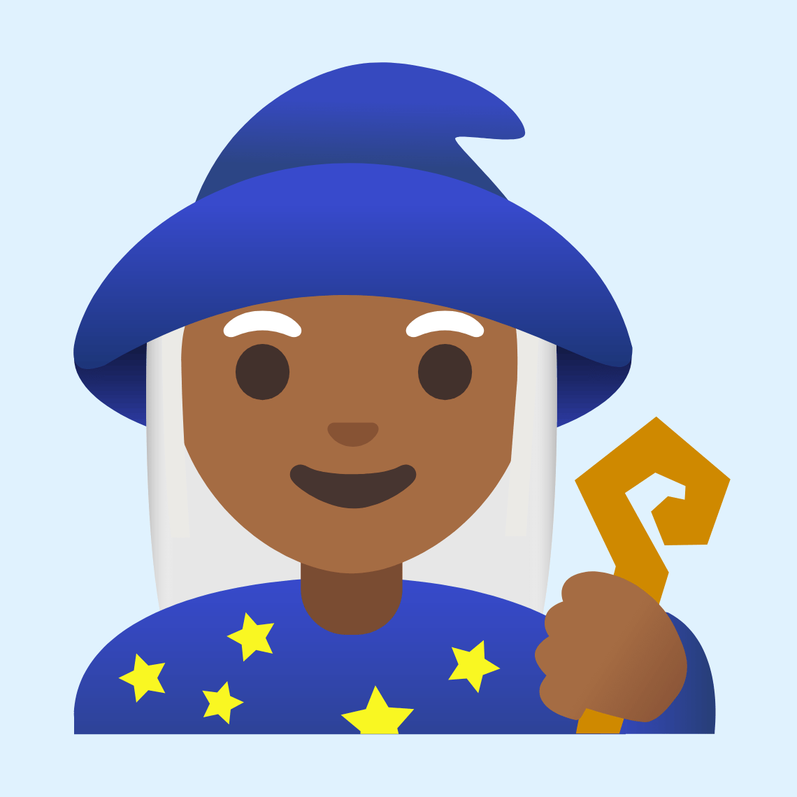 π§πΎββοΈ Woman mage: medium-dark skin tone