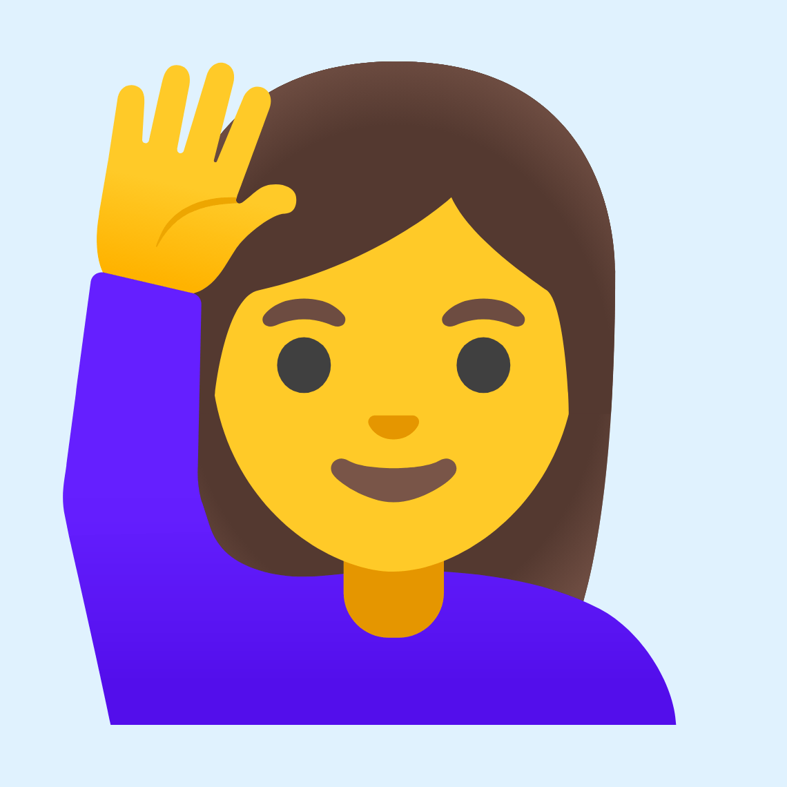🙋‍♀️ Woman raising hand