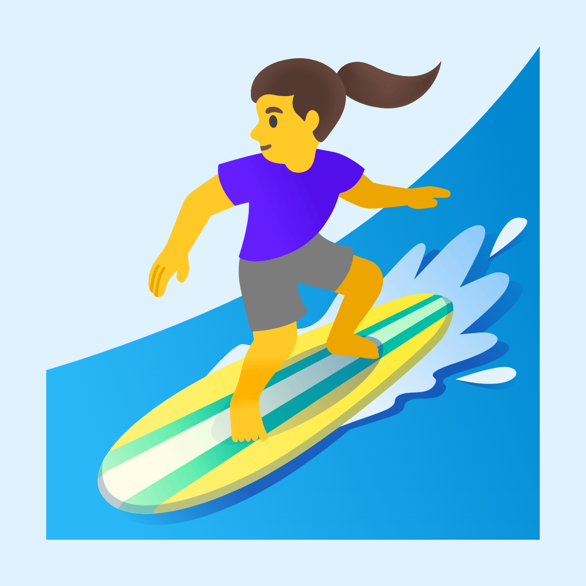 🏄♀️ Žena surfa
