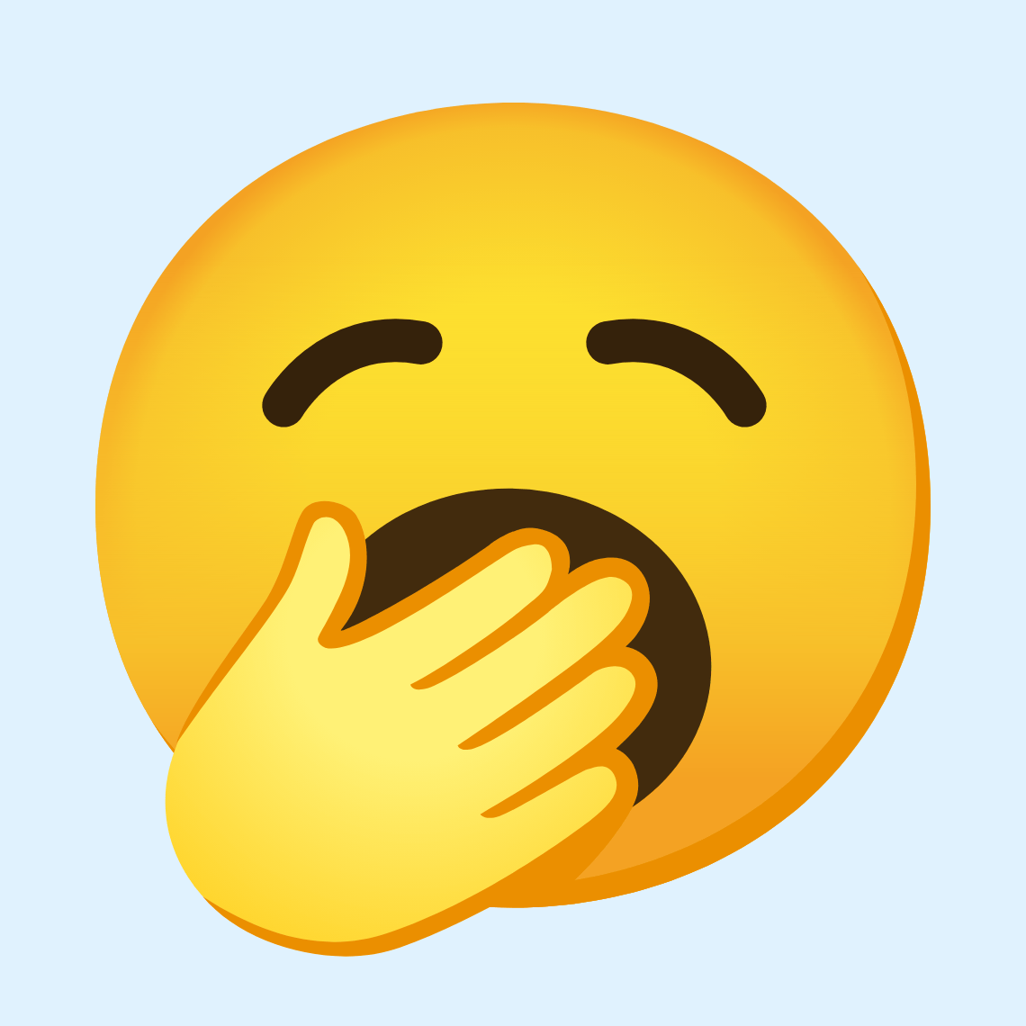 π₯± Yawning face
