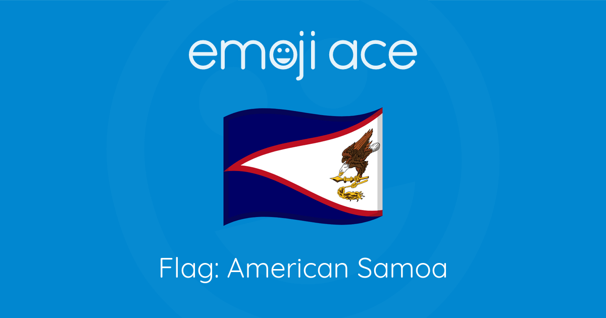 Flag 🇦🇸 American Samoa Emoji