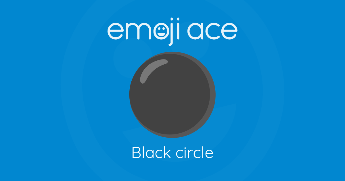 What Does A Black Circle Mean On Facebook