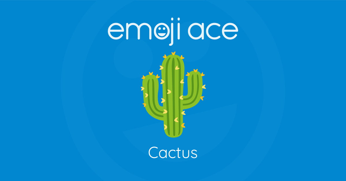 Emoji  Cactus: Meaning and Details