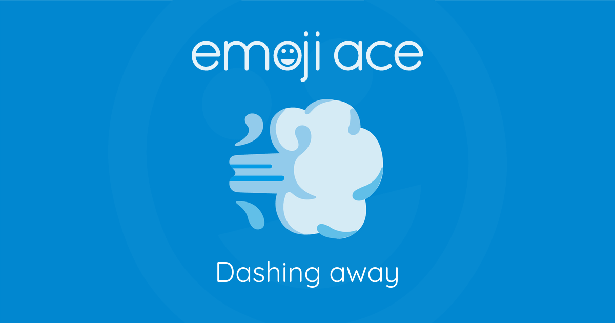 Emoji 💨 Dashing away: Meaning and Details