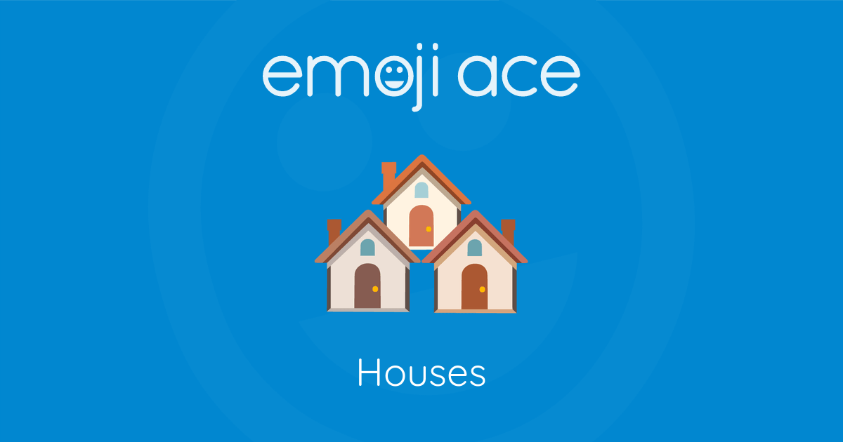 Emoji 🏘️ Houses: Meaning and Details