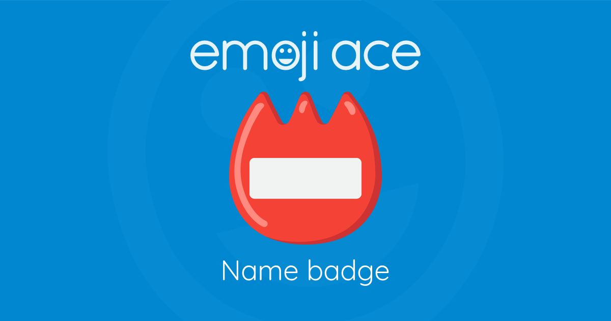 Emoji 📛 Name badge Meaning and Details