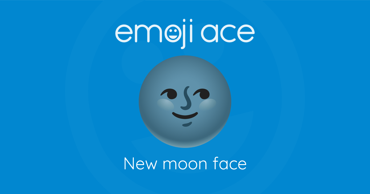 Emoji 🌚 New moon face: Meaning and Details