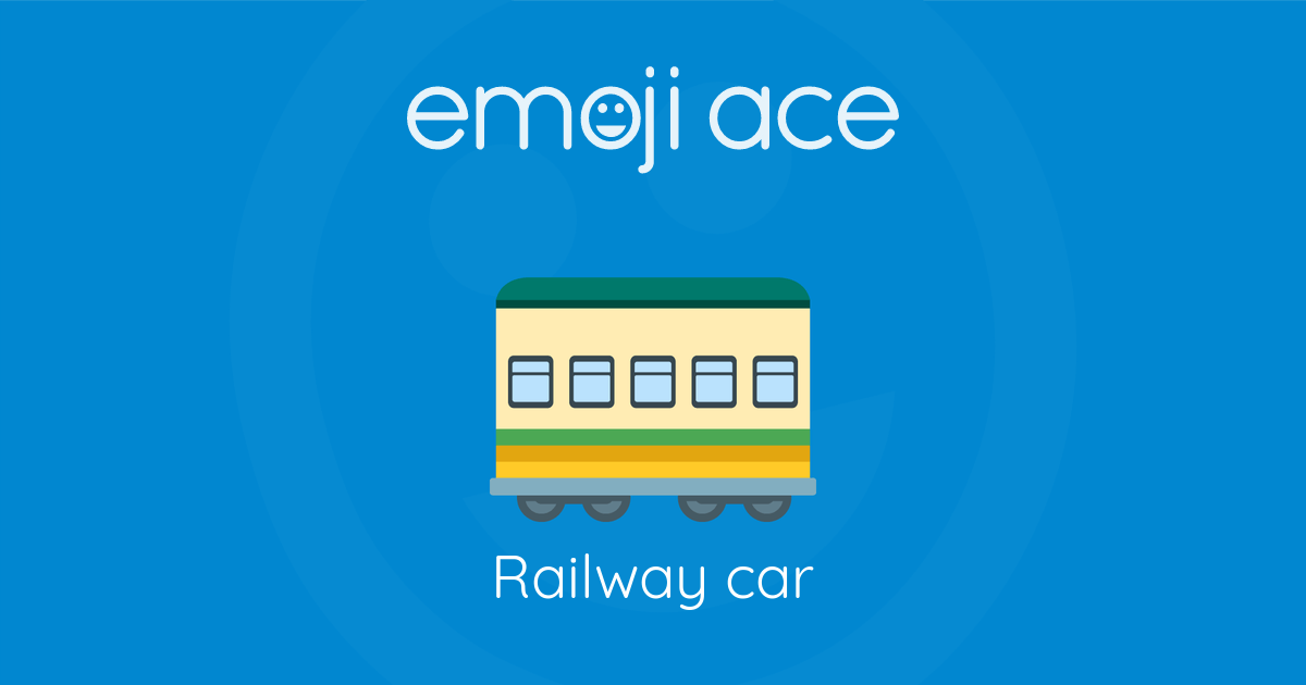 ๐ Railway car | Emoji Ace