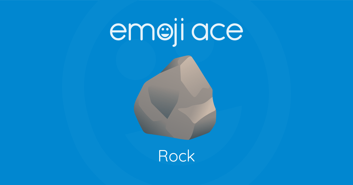 Emoji 🪨 Rock: Meaning and Details