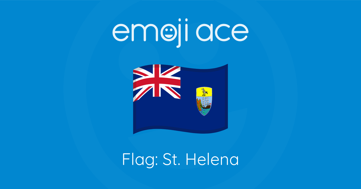 Flag St Helena Emoji Flag St Helena Emoji
